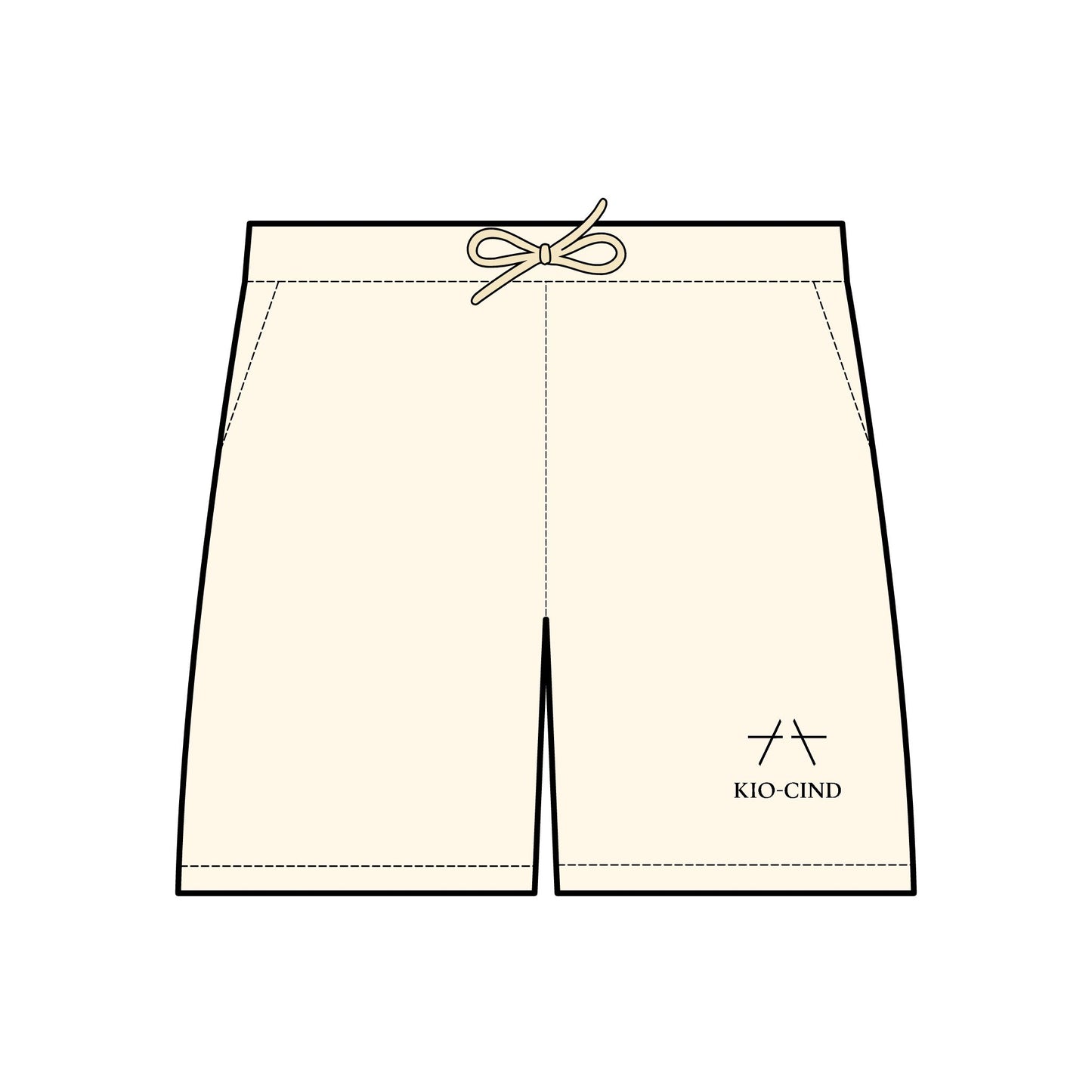 Kio-Cind Unisex Lightweight Fleece Sweat Shorts