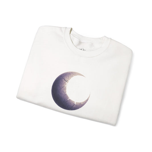 Crescent Moon Unisex Oversized Crewneck Sweatshirt